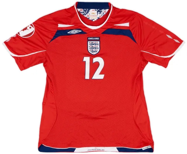 2008 England Women Match Issue UEFA U-19 Championship Away Shirt #12