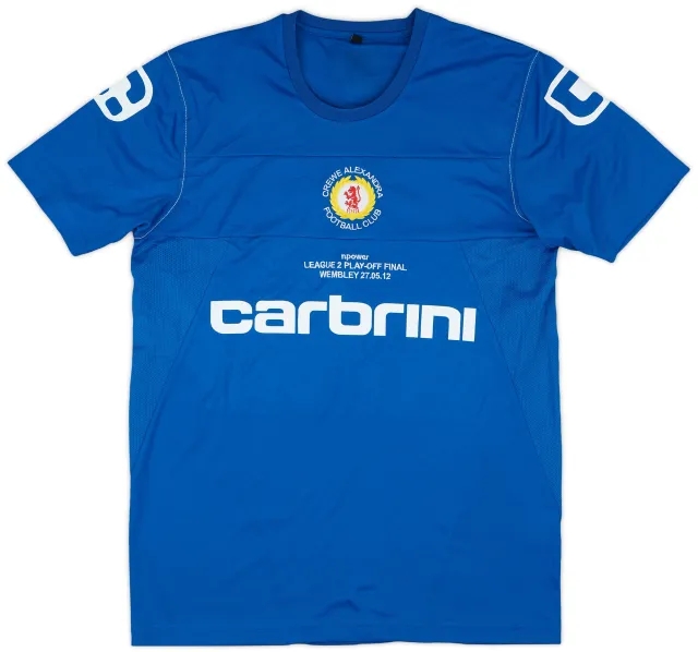 2011-12 Crewe Alexandra Staff Issue League Two Play-Off Final Training Shirt