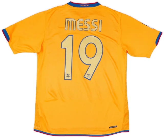 2006-08 Barcelona Away Shirt Messi #19 - 7/10 - (M)