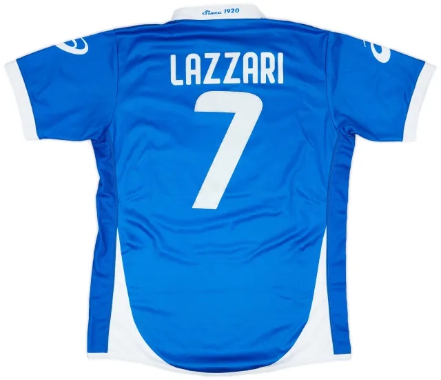 2010-11 Empoli Match Issue Home Shirt Lazzari #7