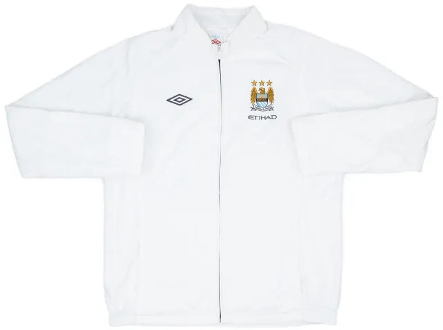 2010-11 Manchester City Umbro Track Jacket - 9/10 - (L)