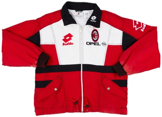 1994-95 AC Milan Lotto Track Jacket - 8/10 - (M)