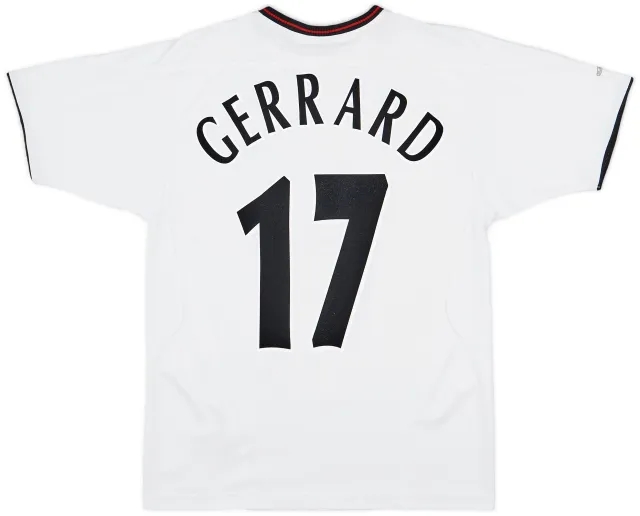 2003-04 Liverpool Away Shirt Gerrard #17 - 5/10 - (S)