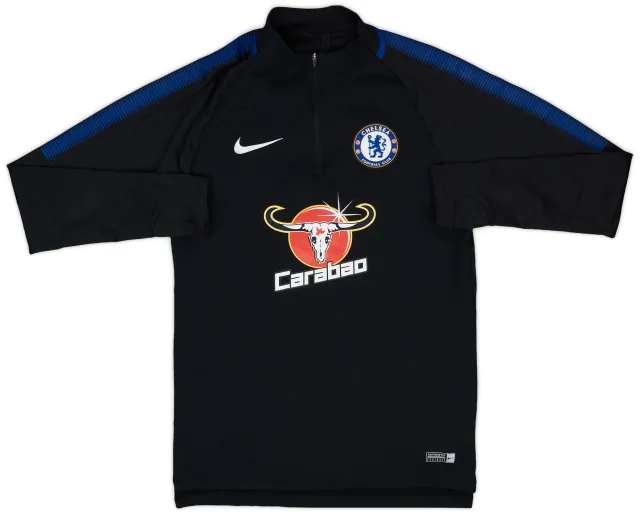 2018-19 Chelsea Nike 1/4 Zip Drill Top - 10/10 - (S)