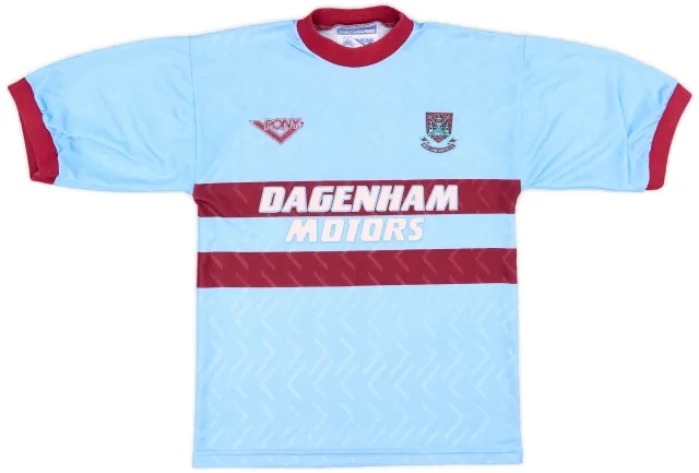 1993-95 West Ham Away Shirt - 8/10 - (S)