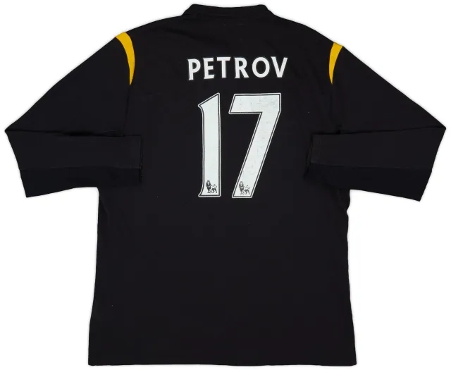 2009-10 Manchester City Away L/S Shirt Petrov #17 - 6/10 - (XL)