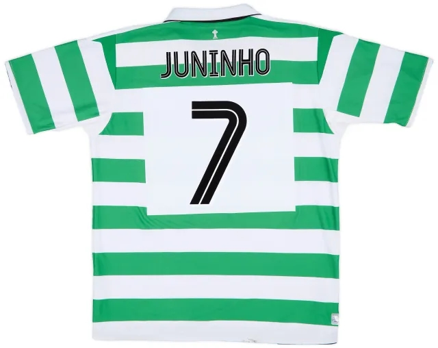 2004-05 Celtic Home Shirt Juninho #7 - 6/10 - (XL)