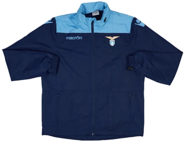 2016-17 Lazio Macron Track Jacket - 9/10 - (L)