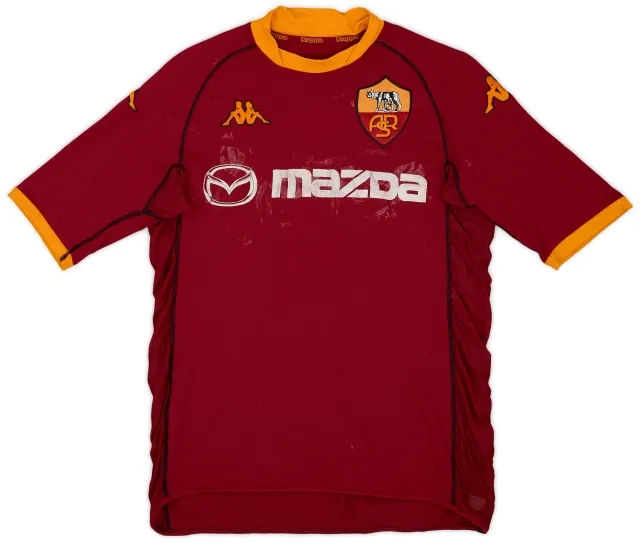 2002-03 Roma Home Shirt - 4/10 - (XL)
