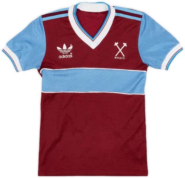 1983-85 West Ham Home Shirt - 8/10 - (L.Boys)