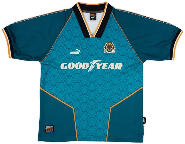 1996-97 Wolves Away Shirt - 7/10 - (L)