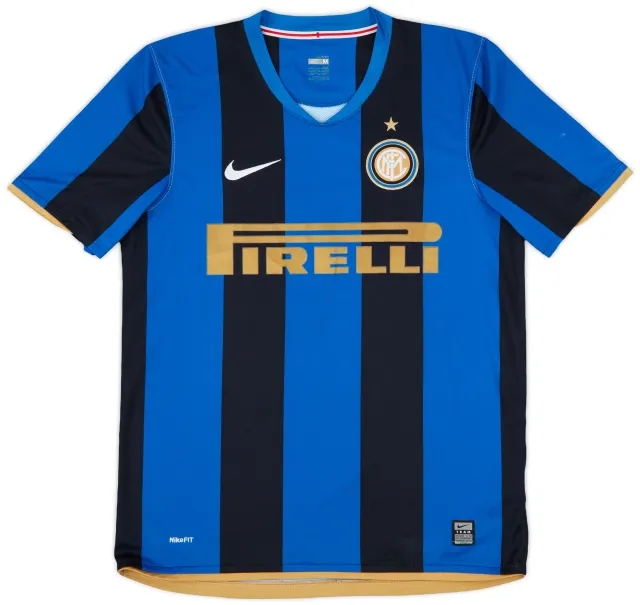 2008-09 Inter Milan Home Shirt - 8/10 - (M)