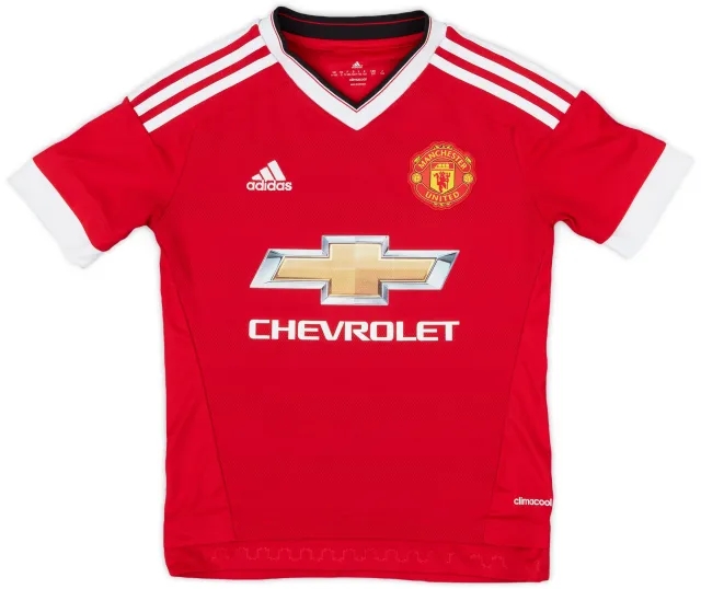 2015-16 Manchester United Home Shirt - 8/10 - (S.Boys)