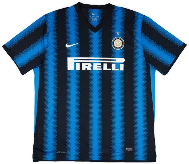 2010-11 Inter Milan Home Shirt - 9/10 - (XXL)
