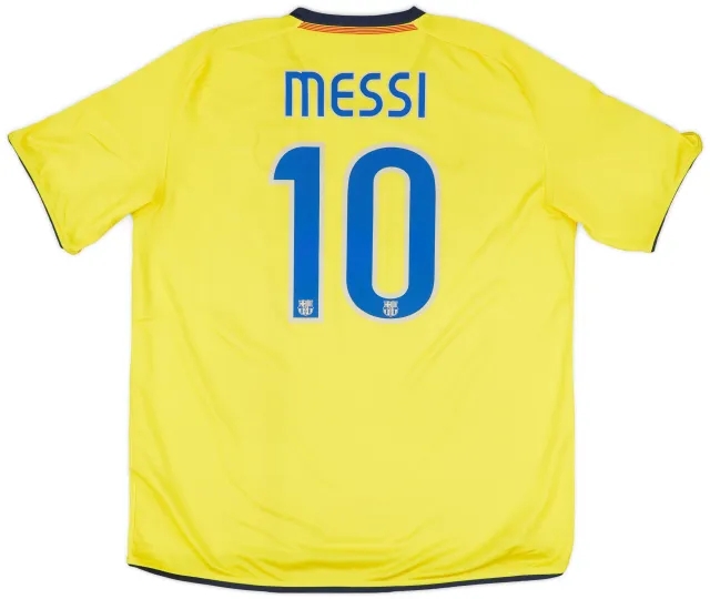 2008-10 Barcelona Away Shirt Messi #10 - 8/10 - (XL)