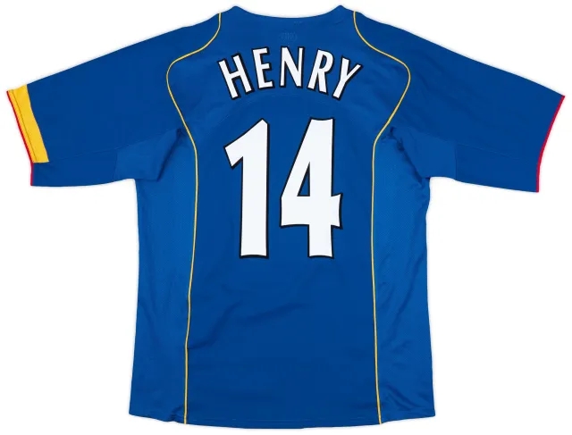 2004-06 Arsenal Away Shirt Henry #14 - 8/10 - (M)