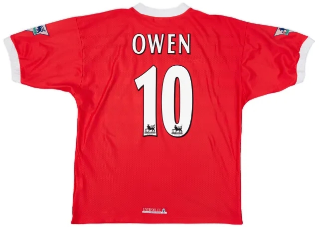 1998-00 Liverpool Home Shirt Owen #10 - 6/10 - (L)