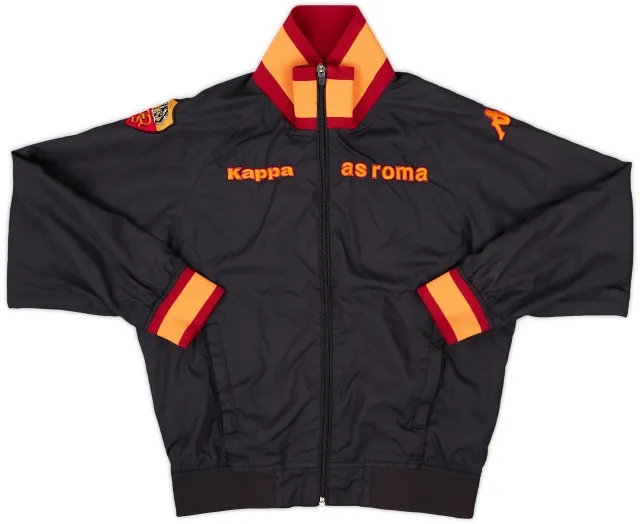 2011-12 Roma Kappa Track Jacket - 6/10 - (L.Boys)