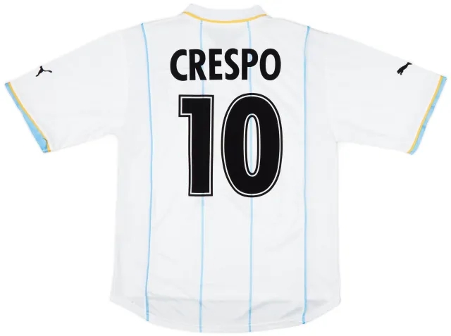2001-02 Lazio European Home Shirt Crespo #10 - 7/10 - (M)