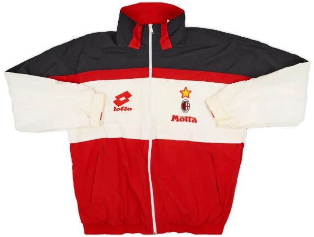 1993-94 AC Milan Lotto Track Jacket - 6/10 - (XL)