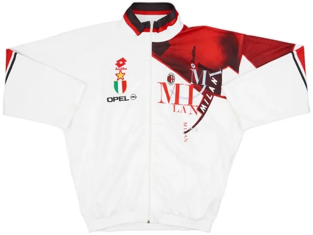 1993-94 AC Milan Lotto Track Jacket - 7/10 - (XXL)