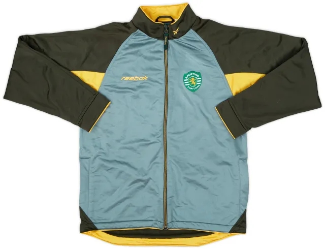 2002-03 Sporting CP Reebok Track Jacket - 6/10 - (XL.Boys)