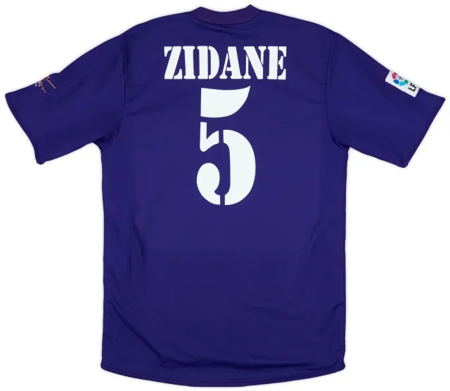 2001 Real Madrid Centenary Third Shirt Zidane #5 - 8/10 - (M)