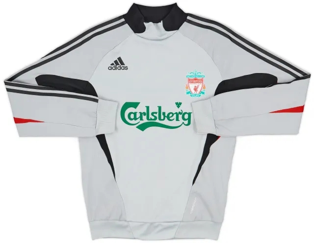 2008-09 Liverpool adidas Drill Top - 7/10 - (S)