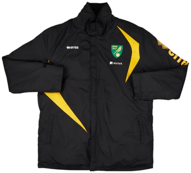2014-15 Norwich Errea Padded Bench Coat - 4/10 - (XL)