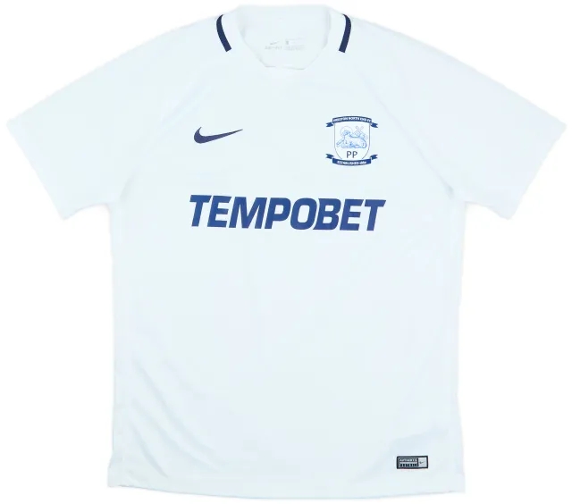 2017-18 Preston Home Shirt - 8/10 - (L)