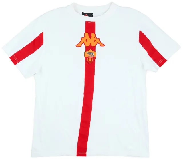 2009-10 Roma Kappa Cotton Tee - 7/10 - (L)