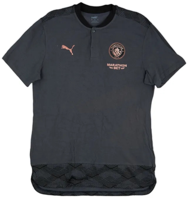 2020-21 Manchester City Puma Polo Shirt - 9/10 - (XL)