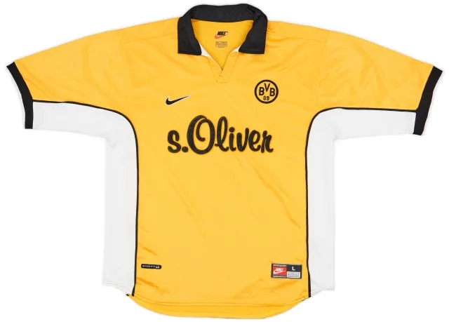 1998-00 Borussia Dortmund Home Shirt - 8/10 - (L)