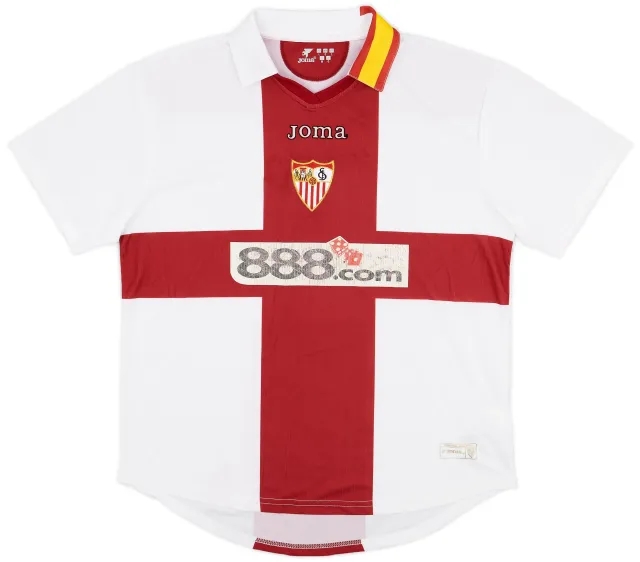 2007-08 Sevilla European Home Shirt - 6/10 - (L)