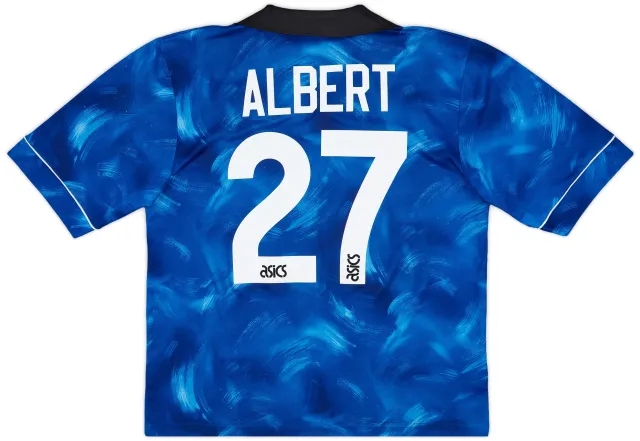1993-95 Newcastle Away Shirt Albert #27 - 8/10 - (L)