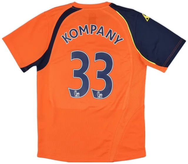 2008-09 Manchester City Third Shirt Kompany #33 - 9/10 - (L)