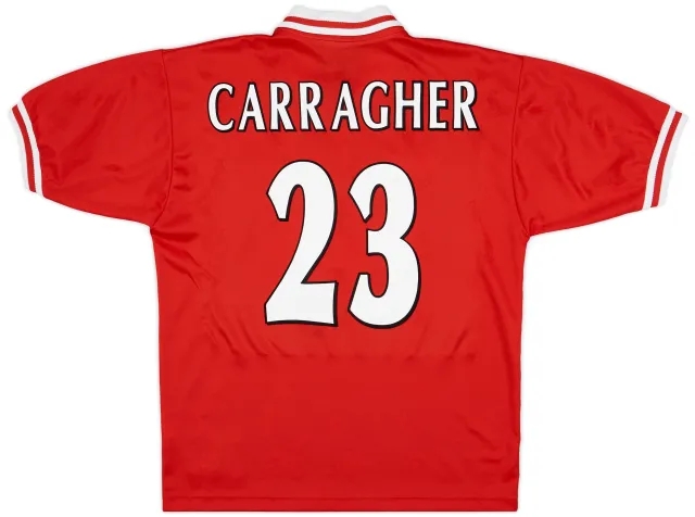 1996-98 Liverpool Home Shirt Carragher #23 - 8/10 - (M)