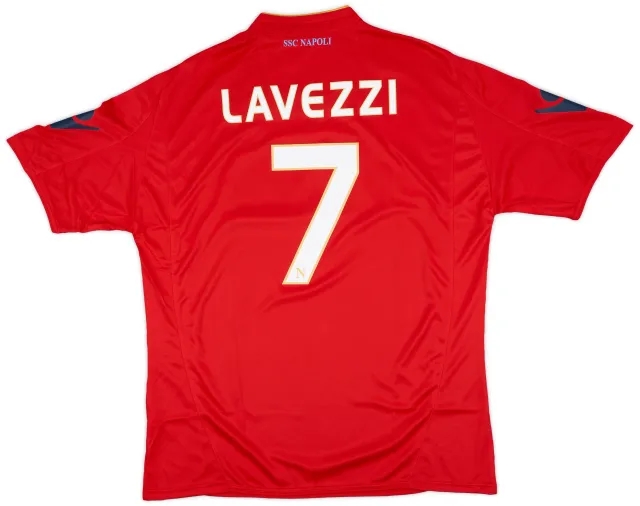 2009-10 Napoli Basic Third Shirt Lavezzi #7 (XXL)