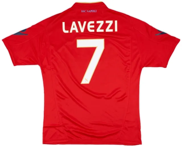2009-10 Napoli Basic Third Shirt Lavezzi #7 (L)