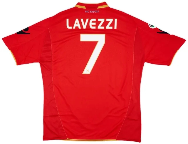 2009-10 Napoli Third Shirt Lavezzi #7 (XXL)