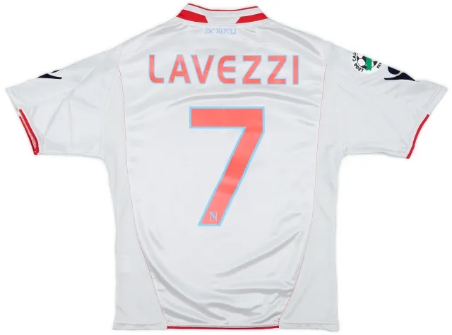 2009-10 Napoli Away Shirt Lavezzi #7 (XS)