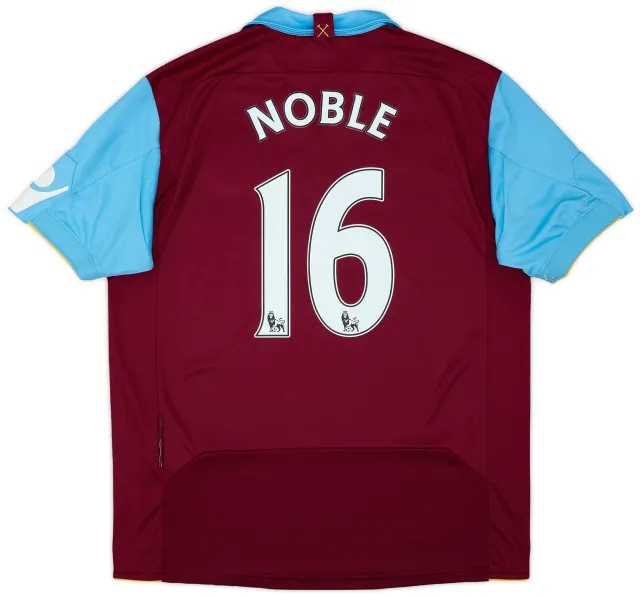 2010-11 West Ham Home Shirt Noble #16 - 6/10 - (M)