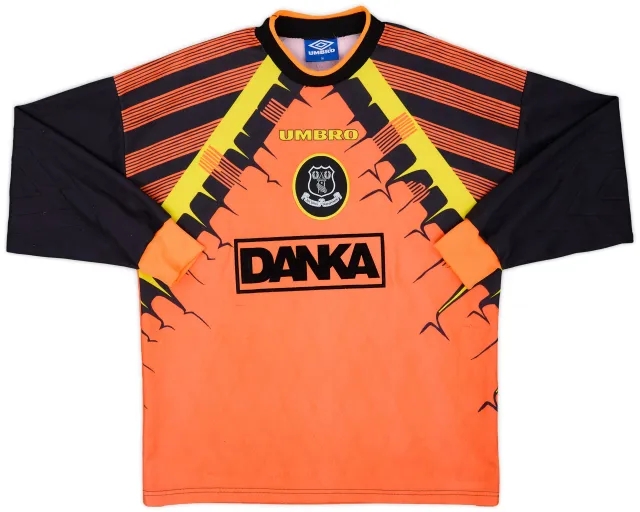 1996-97 Everton GK Shirt - 8/10 - (M)