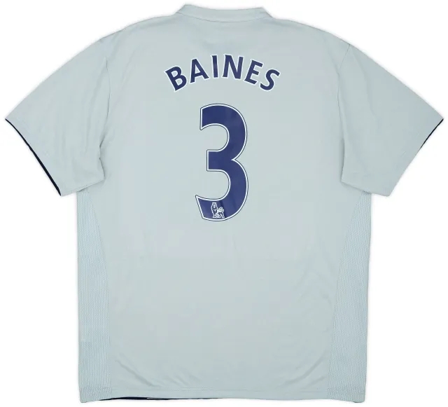 2011-12 Everton Third Shirt Baines #3 - 8/10 - (L)