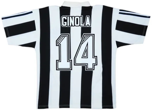 1995-97 Newcastle Home Shirt Ginola #14 - 10/10 - (M)