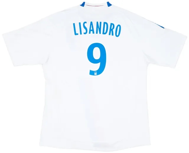 2010-11 Lyon Home Shirt Lisandro #9 - 5/10 - (XL)
