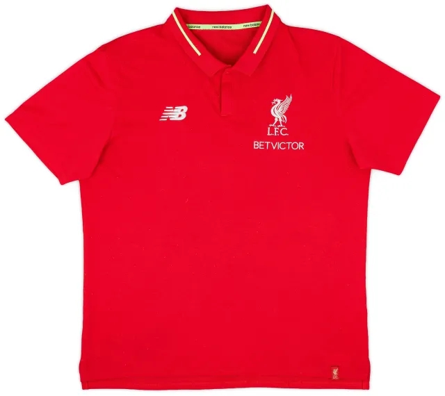 2016-17 Liverpool New Balance Polo Shirt - 7/10 - (L)