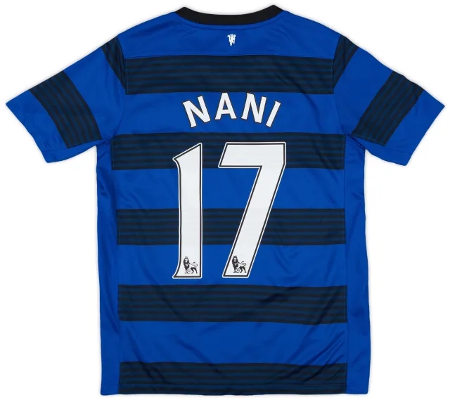 2011-13 Manchester United Away Shirt Nani #17 - 9/10 - (L.Boys)