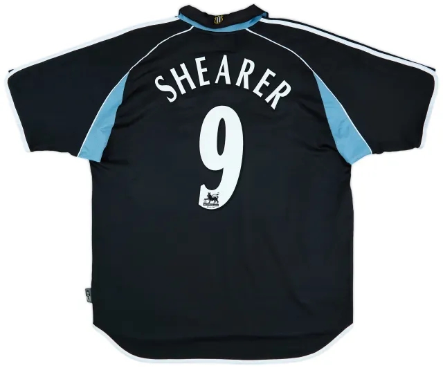 2000-01 Newcastle Away Shirt Shearer #9 - 8/10 - (XXL)