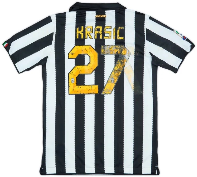 2010-11 Juventus Home Shirt Krasic #27 - 4/10 - (XL.Boys)